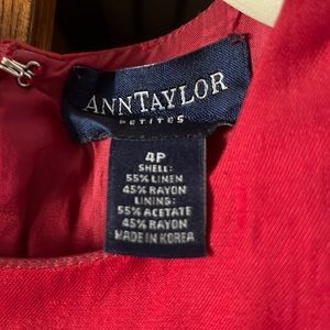 60s inspired red dress from Ann Taylor